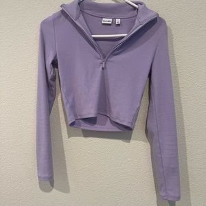 aritzia sunday best half zip